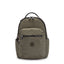حقيبة ظهر كبيرة KIPLING Seoul باللون الأخضر الطحلبي I5210-88D