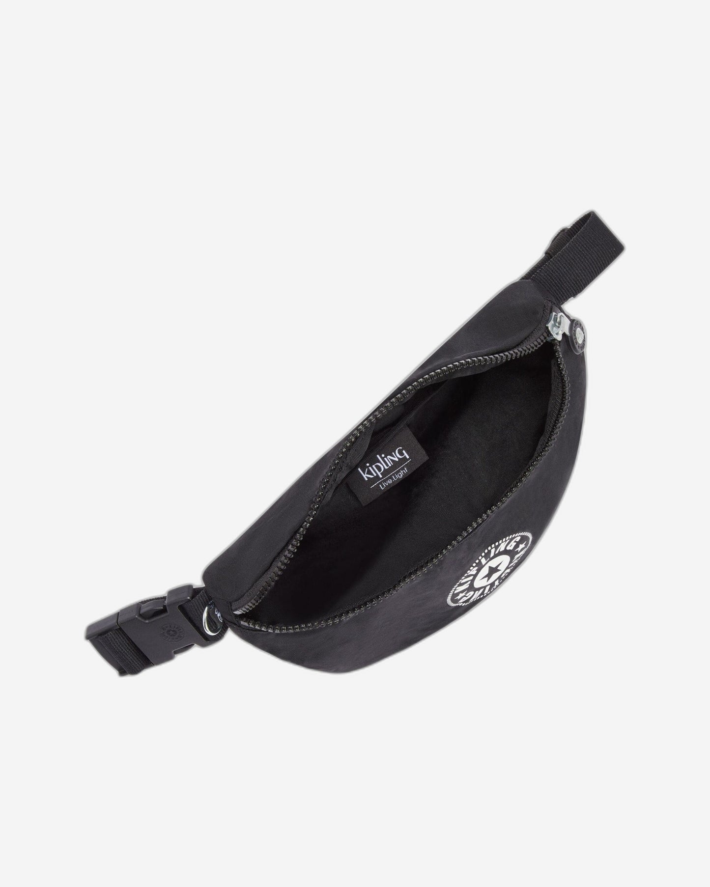 KIPLING-FRESH LITE-حقيبة خصر صغيرة-أسود لايت-I7465-TL4 - I7465-TL4