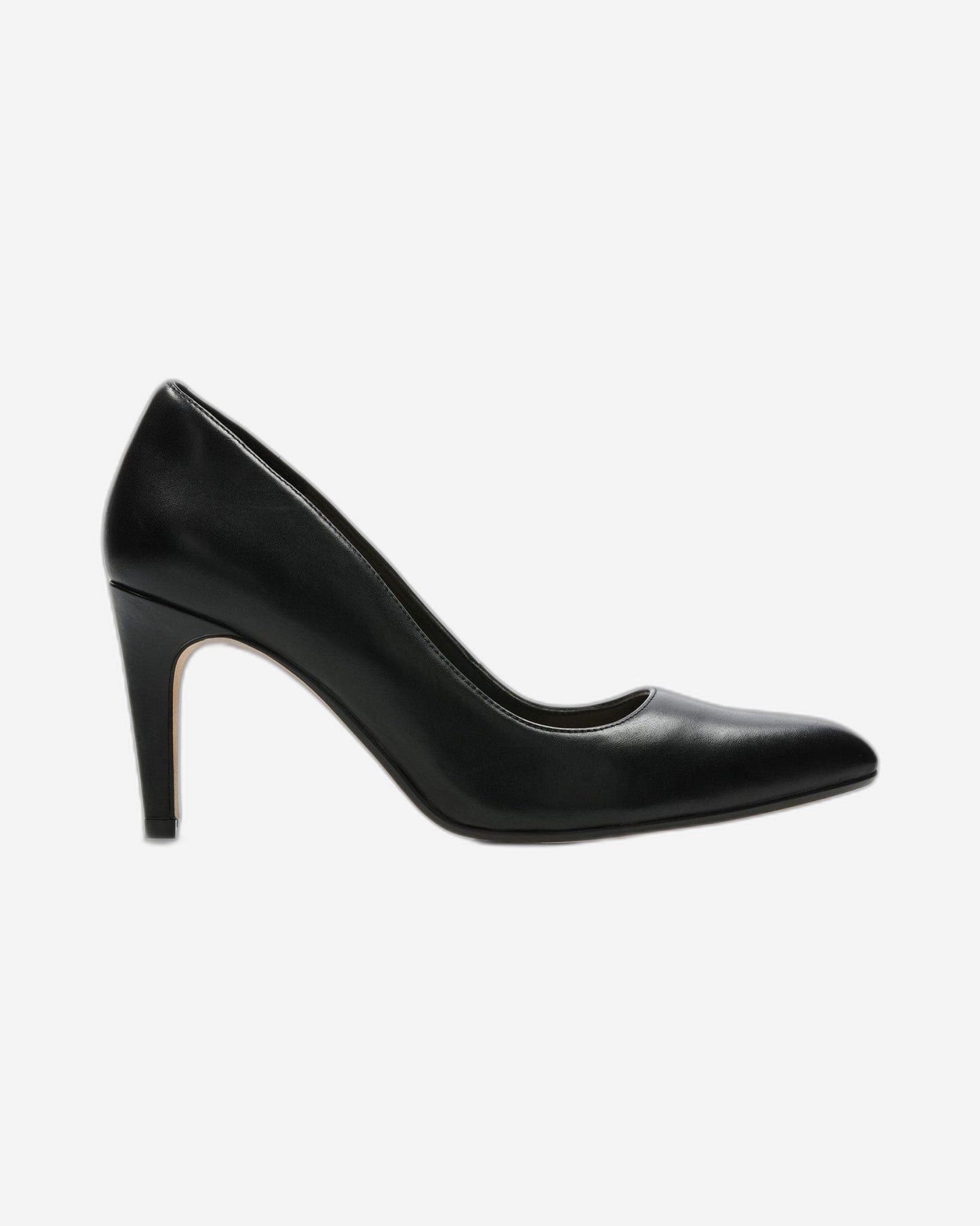 Clarks Laina Rae - حذاء - جلد أسود - 261351744 - عرض D (مقاس قياسي)