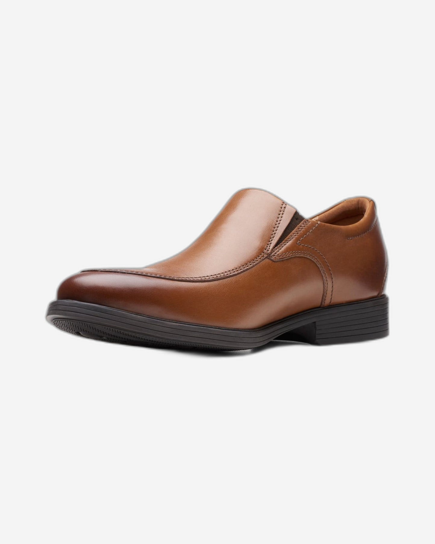 حذاء Clarks Whiddon Step - جلد بني داكن - 261529177 - عرض G (مقاس قياسي)