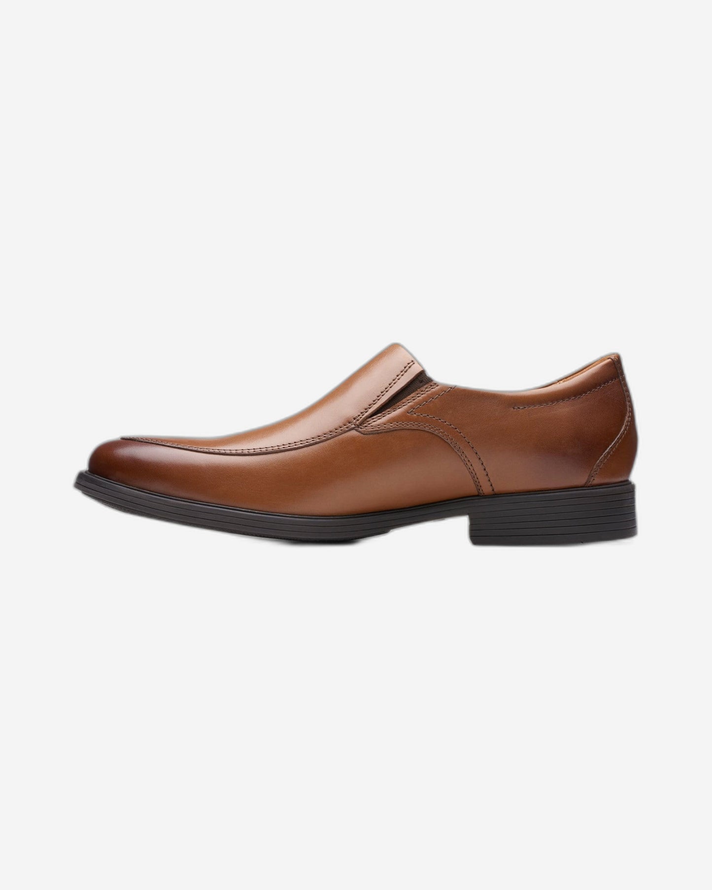 حذاء Clarks Whiddon Step - جلد بني داكن - 261529177 - عرض G (مقاس قياسي)