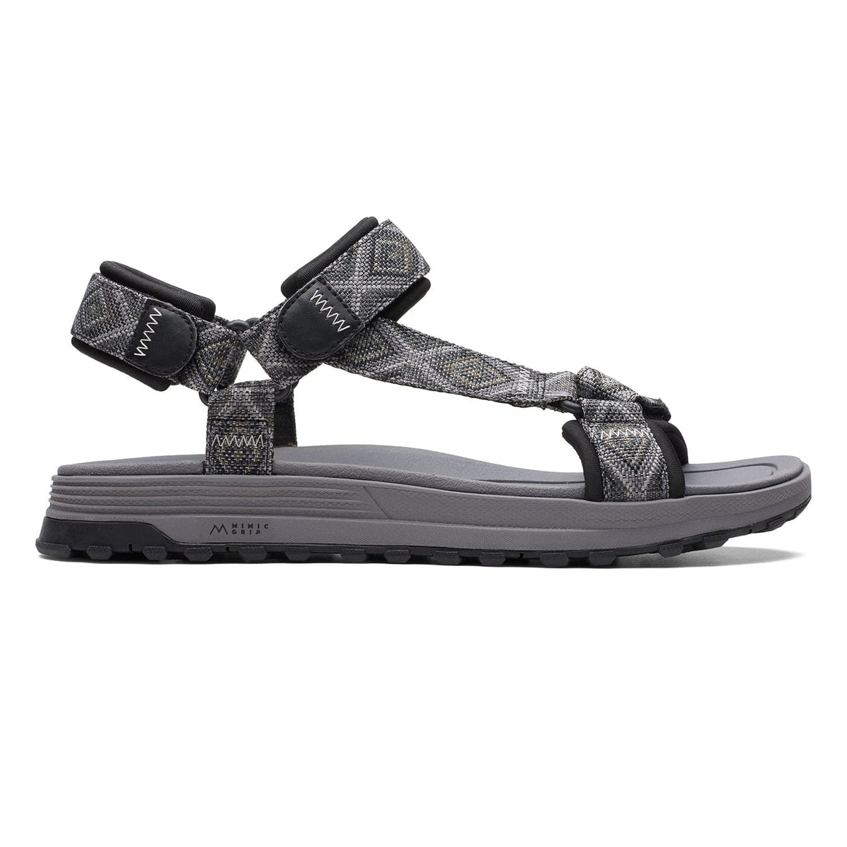 Clarks Atl Trek Sea - Sandals - Black Grey Combi - 261701247 - G Width (Standard Fit)