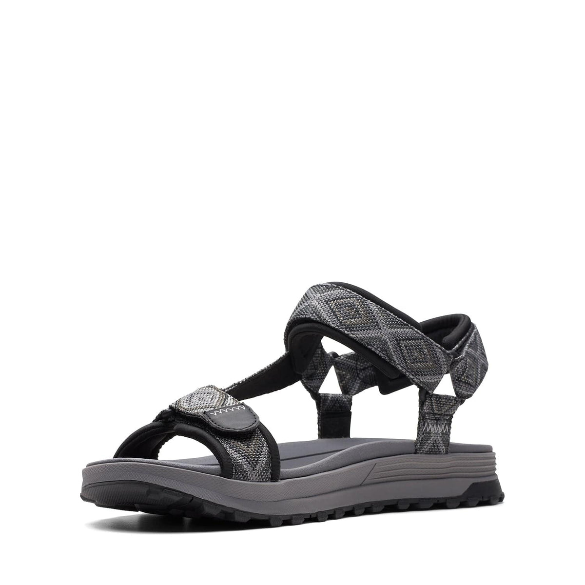 Clarks Atl Trek Sea - صندل - أسود رمادي - 261701247 - عرض G (مقاس قياسي)