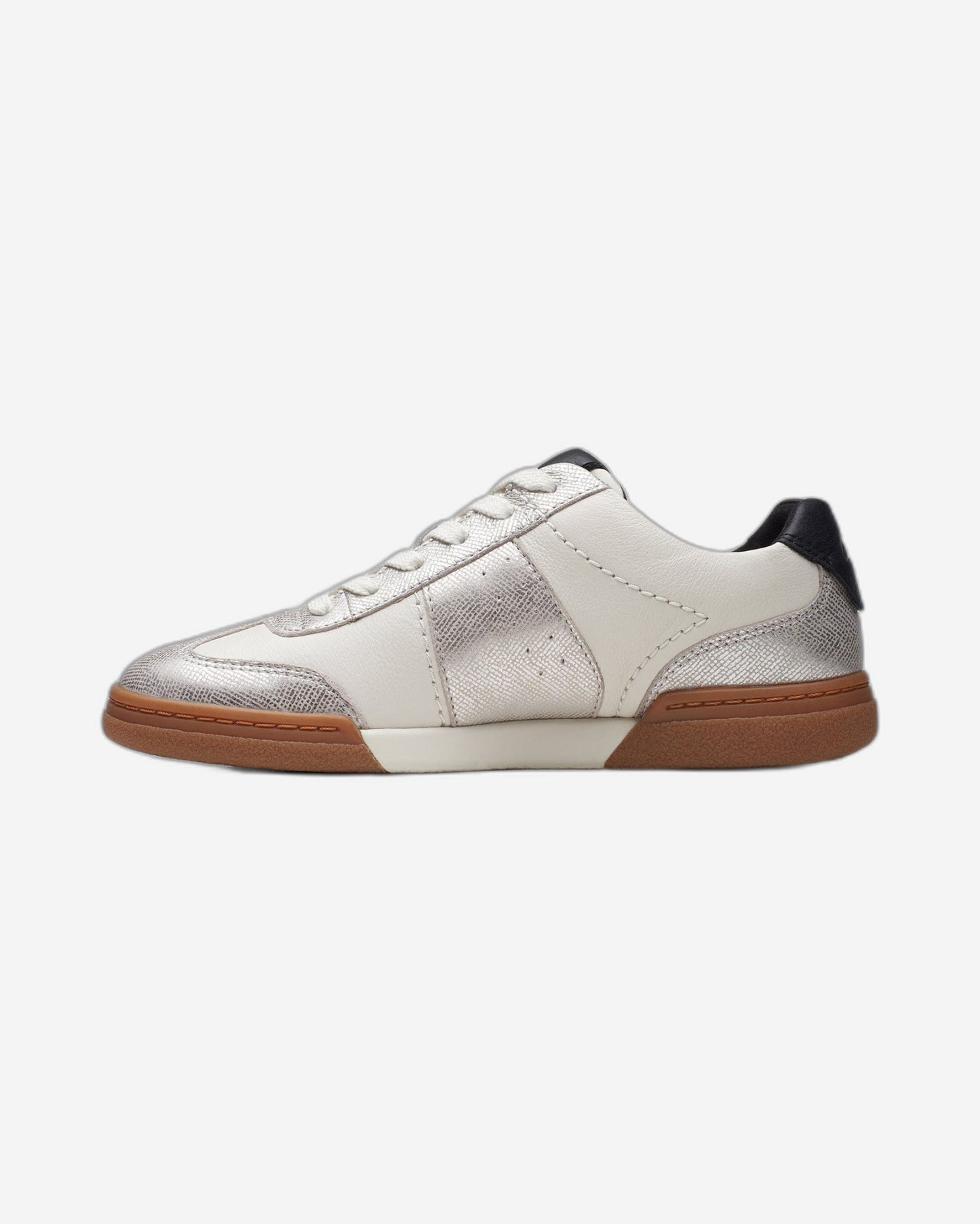 حذاء Clarks Craftmatch Lo - أبيض فاتح - مقاس قياسي - 261703914 - عرض D