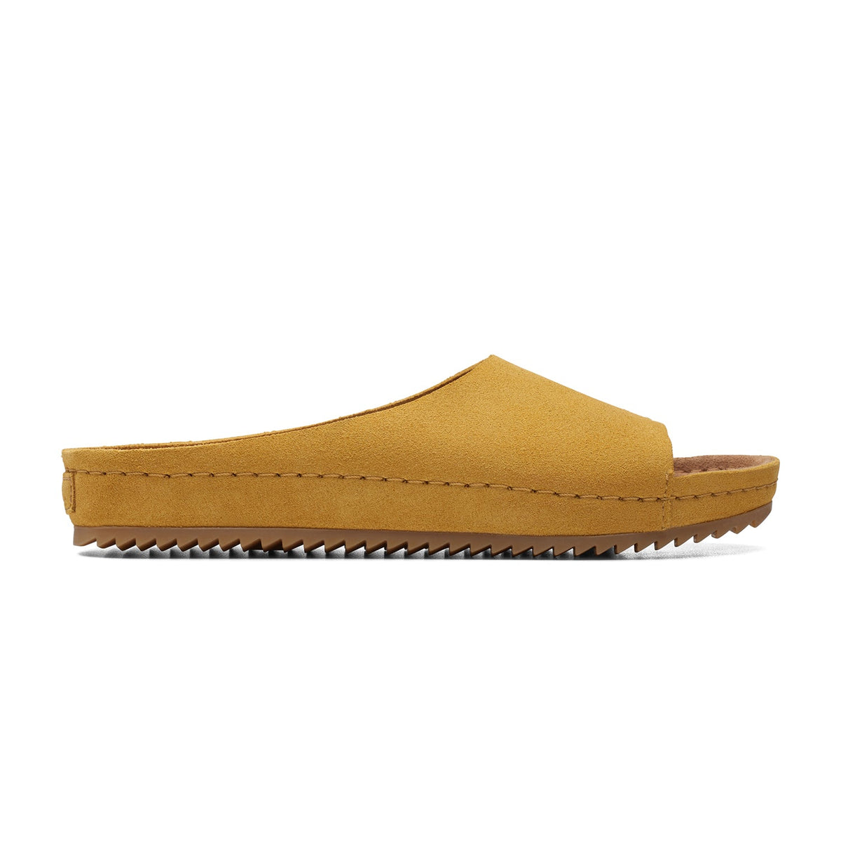 Clarks BrookleighFlow Sandals - Yellow Suede - 261704174 - D Width (Standard Fit)