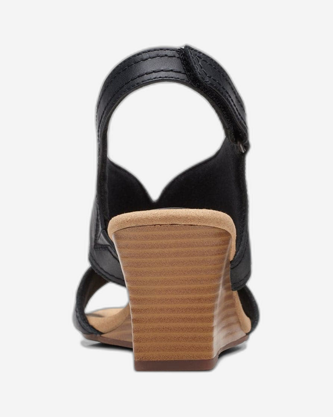 Clarks Kyarra Aster - Sandals - Black Leather - 261712344 - D Width (Standard Fit)