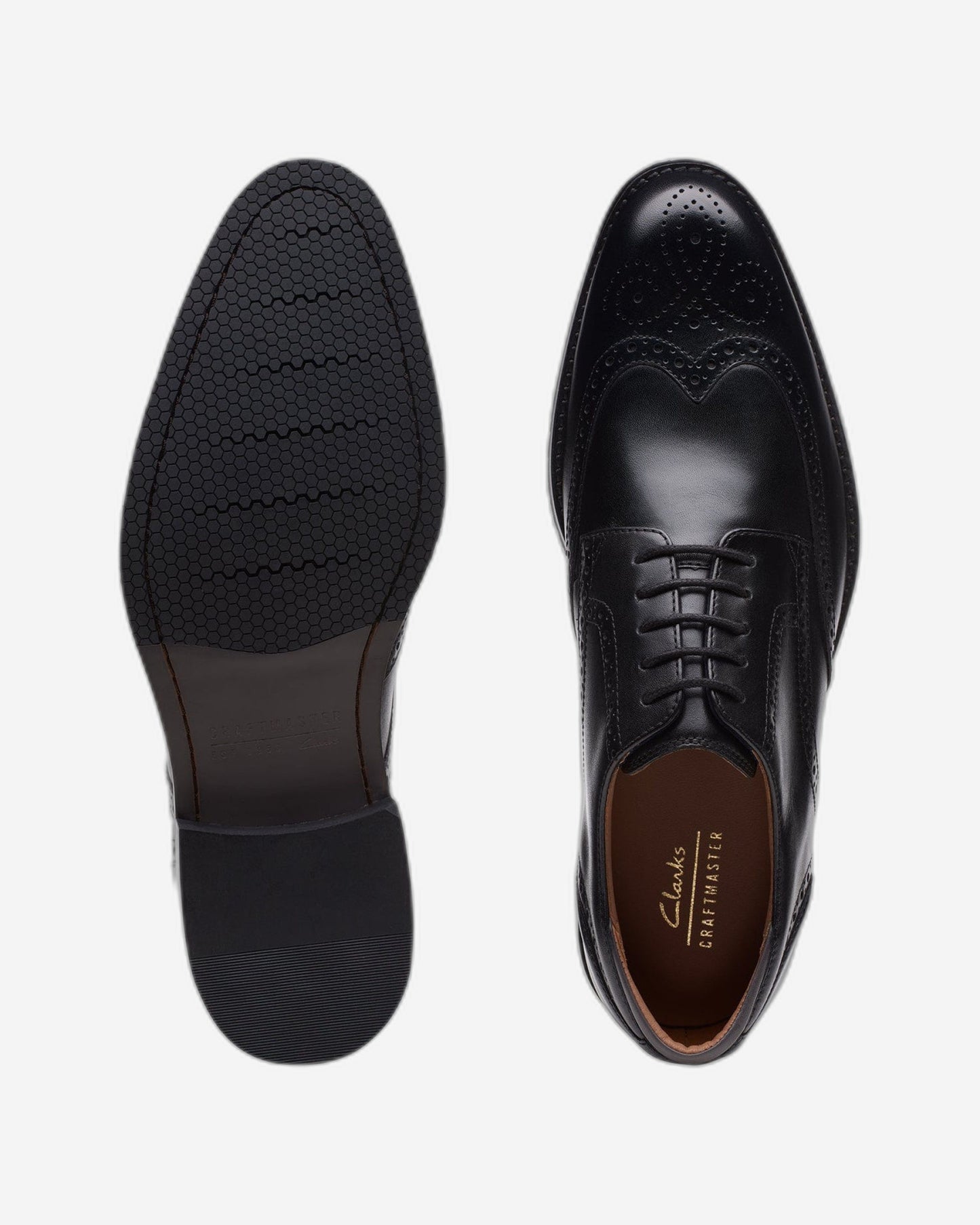 Clarks Craftarlolimit - أحذية - جلد أسود - 261714527 - عرض G (مقاس قياسي)