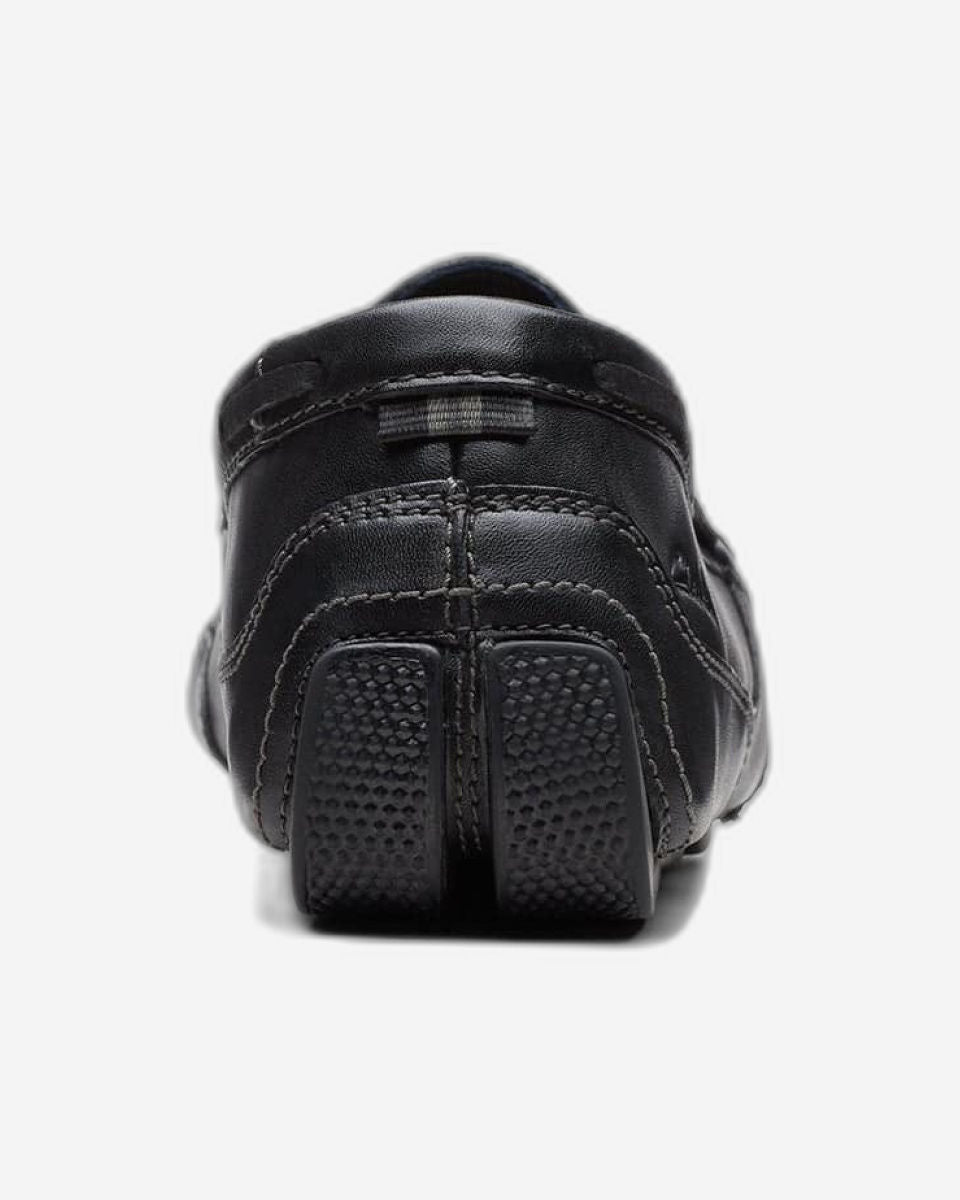 حذاء كلاركس ماركمان سيم - جلد أسود - 261715677 - عرض G (مقاس قياسي)