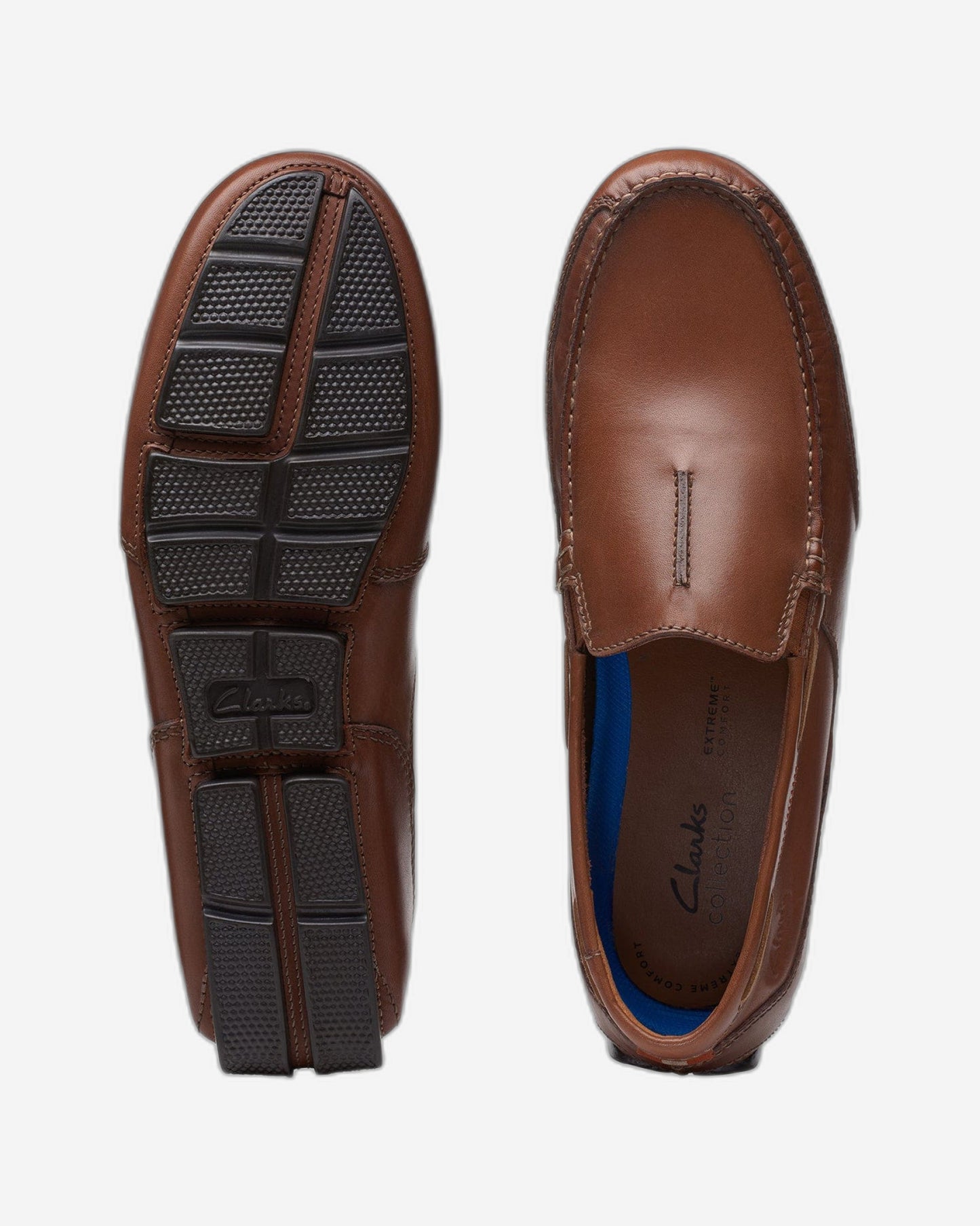 حذاء Clarks Markman Seam - لون بني داكن - 261715687 - عرض G (مقاس قياسي)