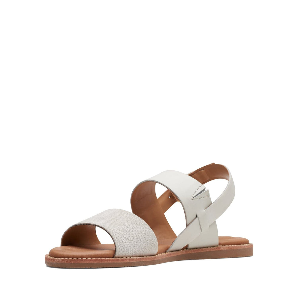 صندل Clarks Karsea Strap - لون أبيض فاتح - 261718754 - عرض D (مقاس قياسي)