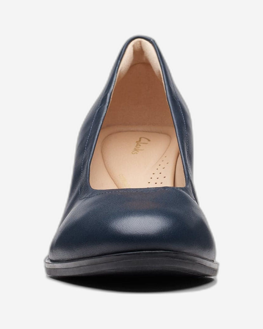 Clarks Freva55 Court - حذاء - جلد كحلي - 261718775 - عرض E (مقاس واسع)