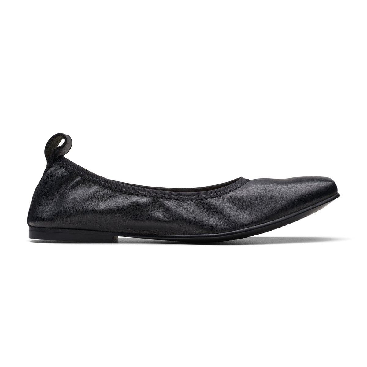 Clarks Seren Ballet - Shoes - Black Leather - 261720604 - D Width (Standard Fit)