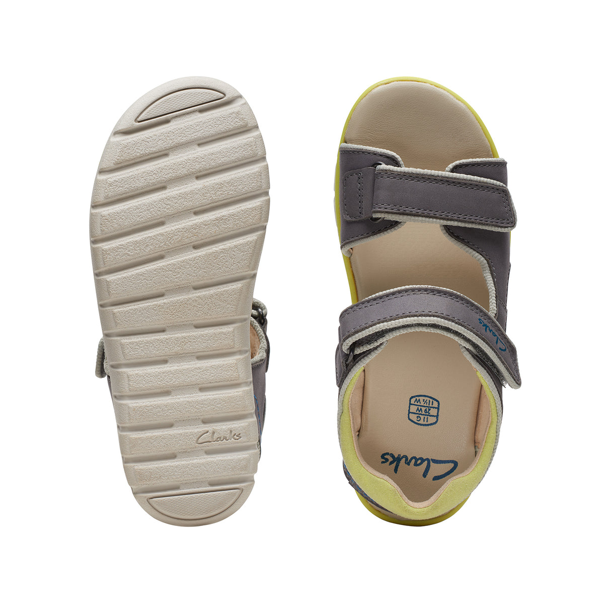 Clarks Boys Roam Plane Kid (مقاس واسع)