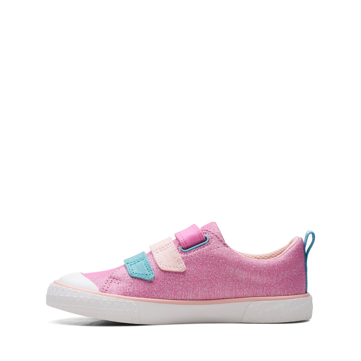 Clarks Girls Foxing Play Kid. (مقاس عريض)