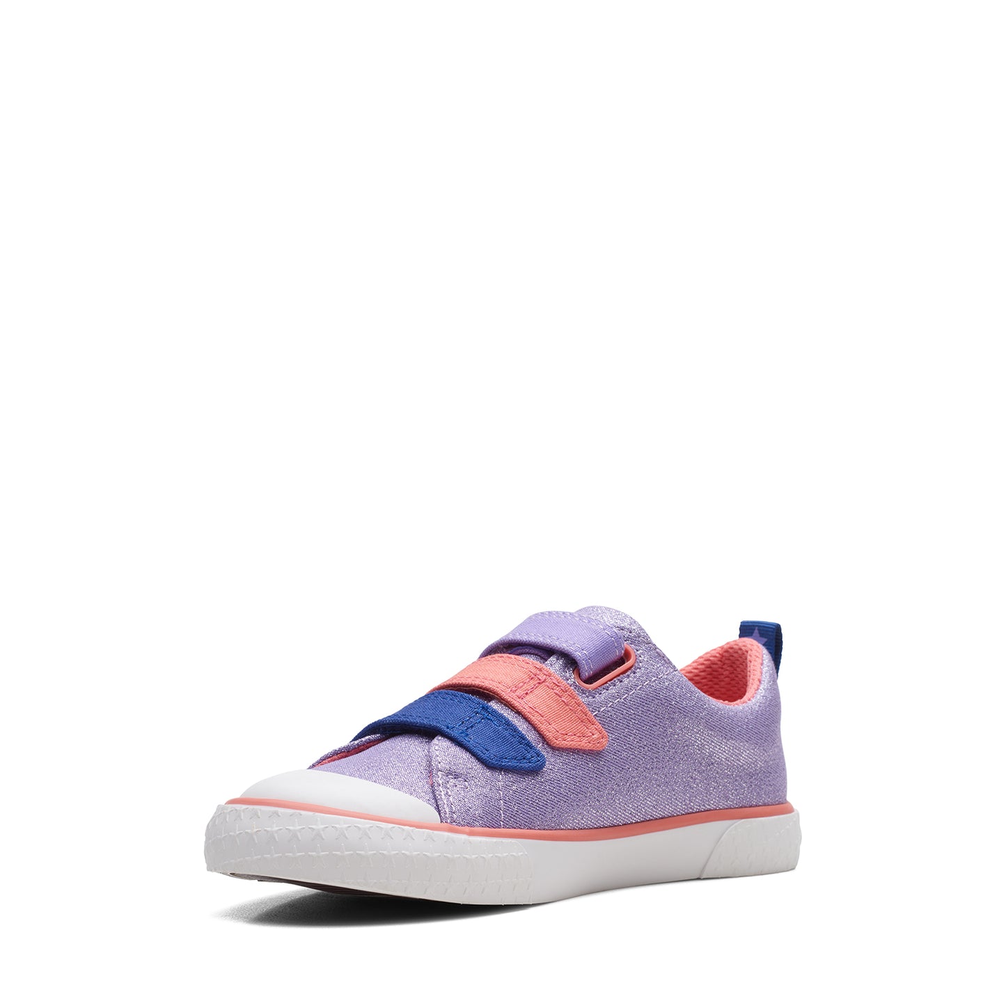 Clarks Girls Foxing Play Kid. (مقاس عريض)