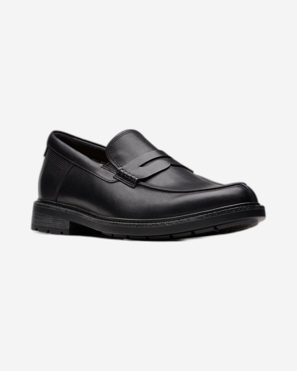 Clarks Un Shire Step - Shoes - Black Leather - 261746547 - G Width (Standard Fit)