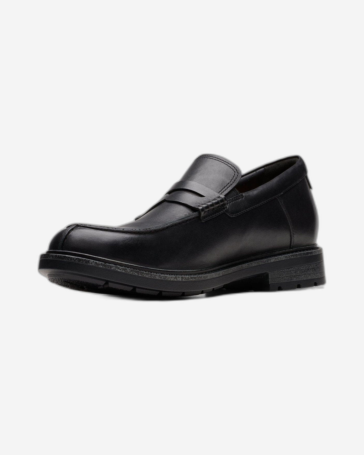 Clarks Un Shire Step - Shoes - Black Leather - 261746547 - G Width (Standard Fit)