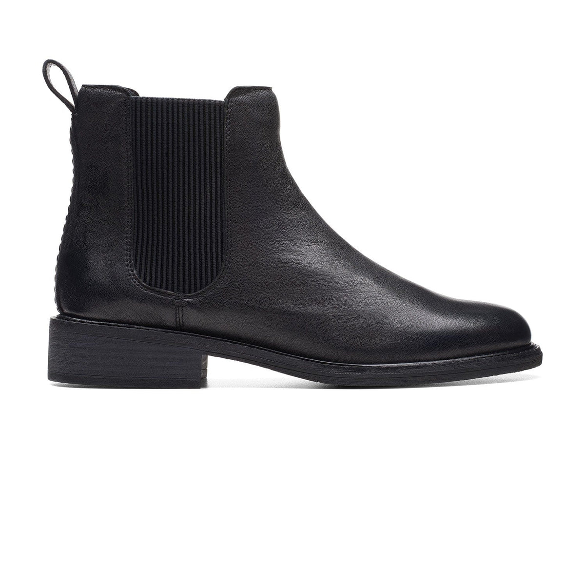 Clarks Cologne Arlo2 Boots - Black Leather  261747674 -D Width (Standard Fit)