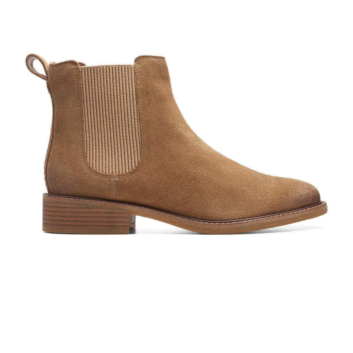 Clarks Cologne Arlo2 Boots - Dark Sand Suede  261747694 -D Width (Standard Fit)