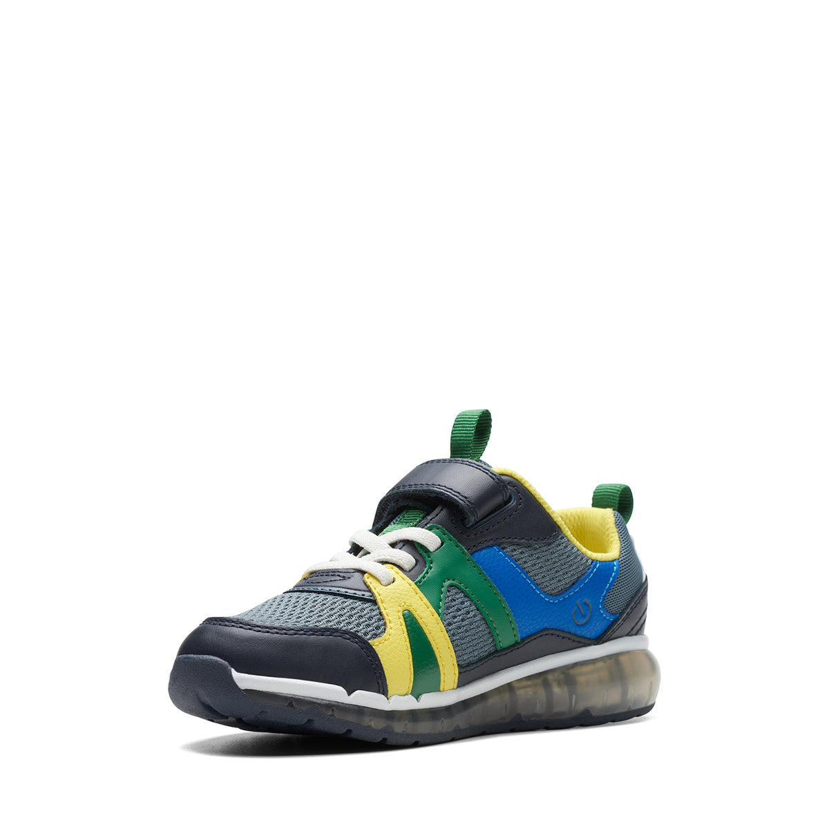 Clarks Boys Spark Gleam Kid (مقاس عريض)