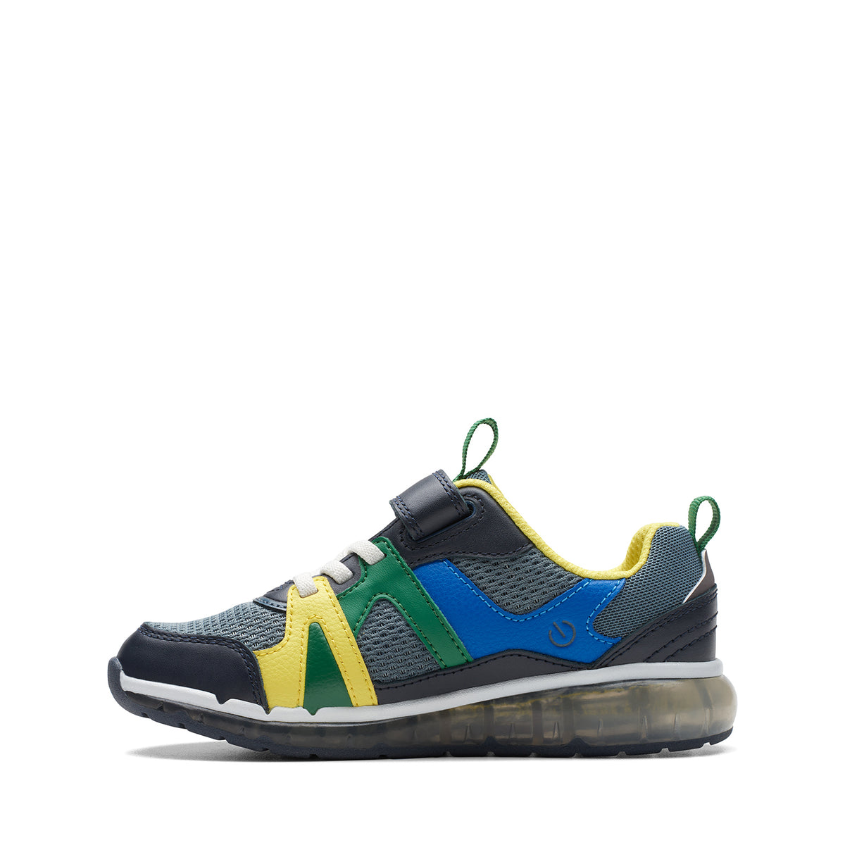 Clarks Boys Spark Gleam Kid (مقاس عريض)