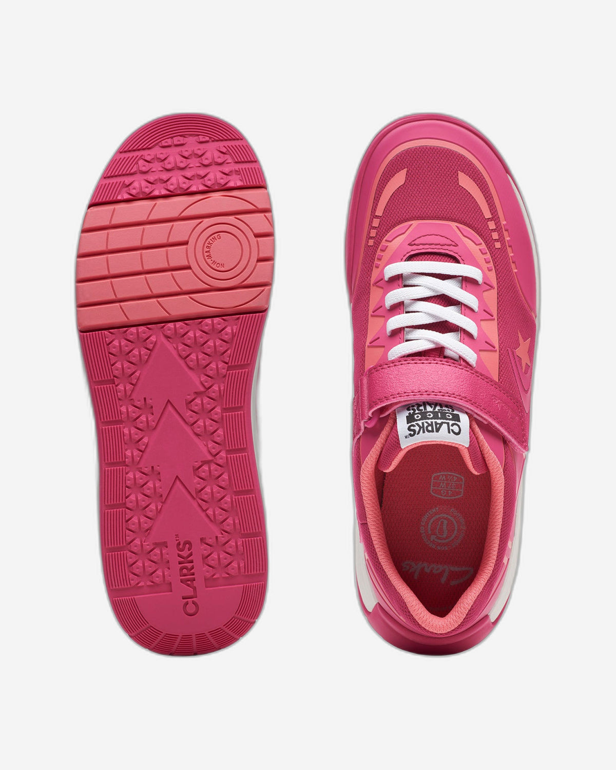 Clarks Girls Cica Star Flex Youth. (مقاس عادي)