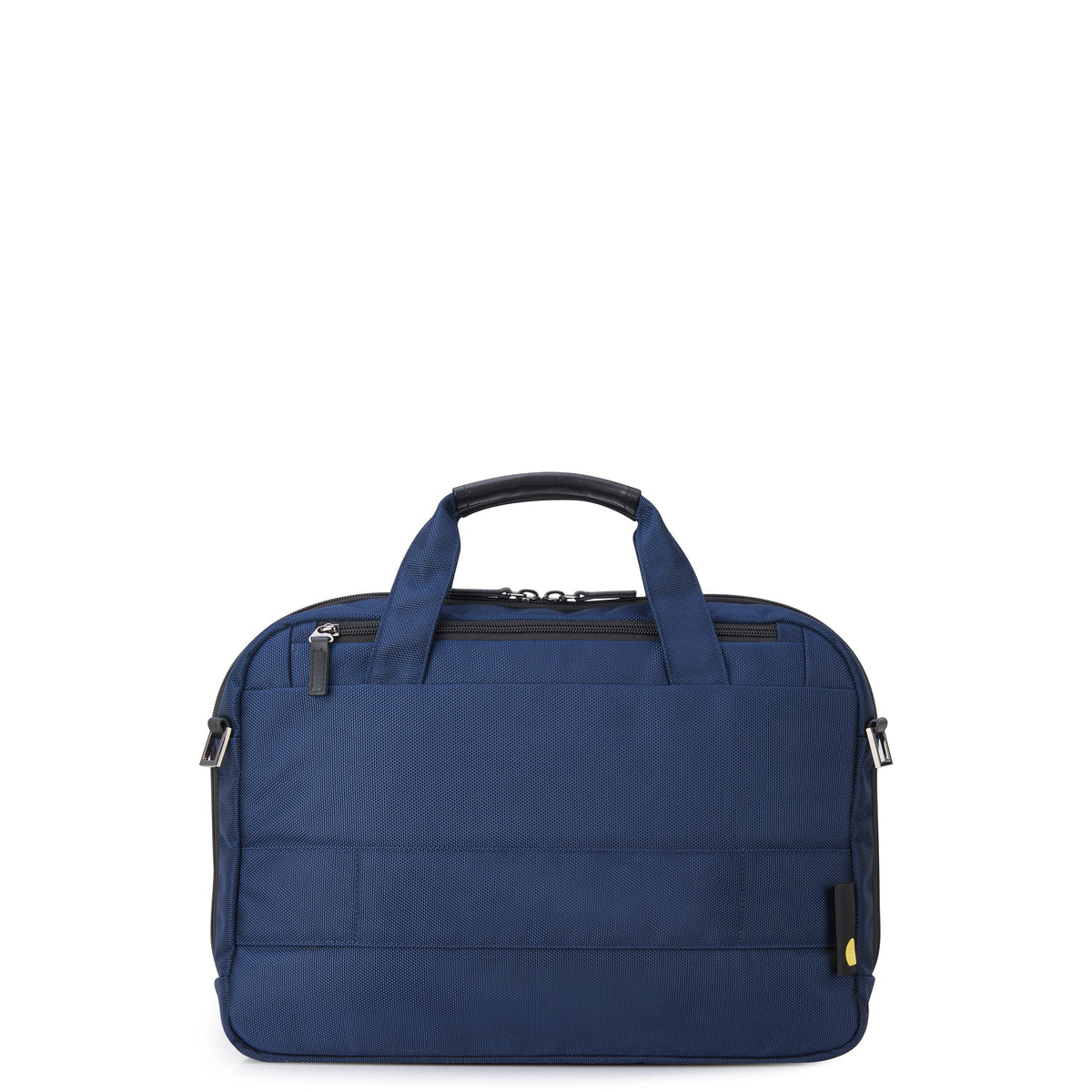 حقيبة Delsey Paris Wagram 1 Satchel بجيوب، مقاس 15.6 بوصة، لون أزرق