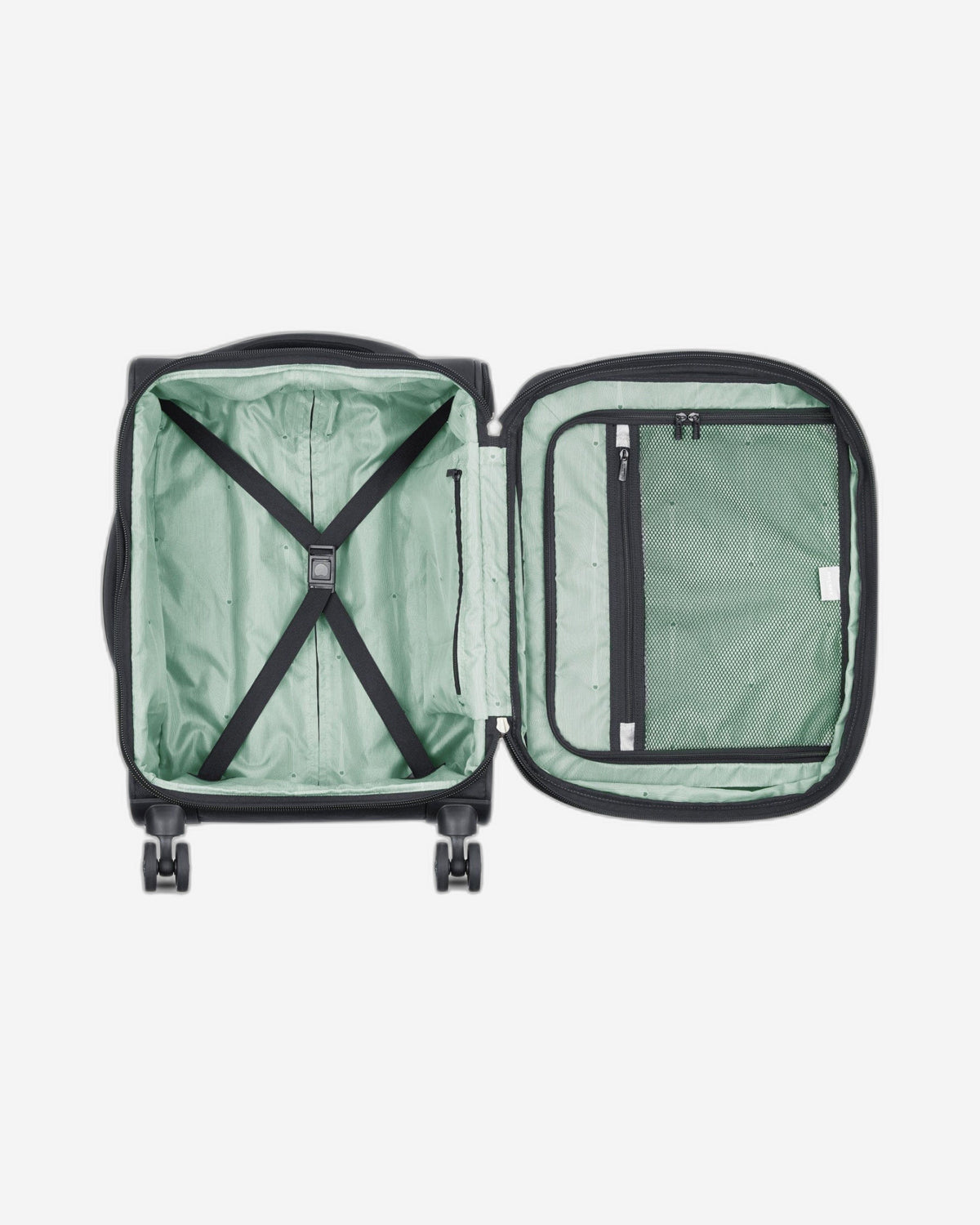 حقيبة أمتعة Delsey Paris Sky Max 2.0 قابلة للتوسيع 55 سم سوداء