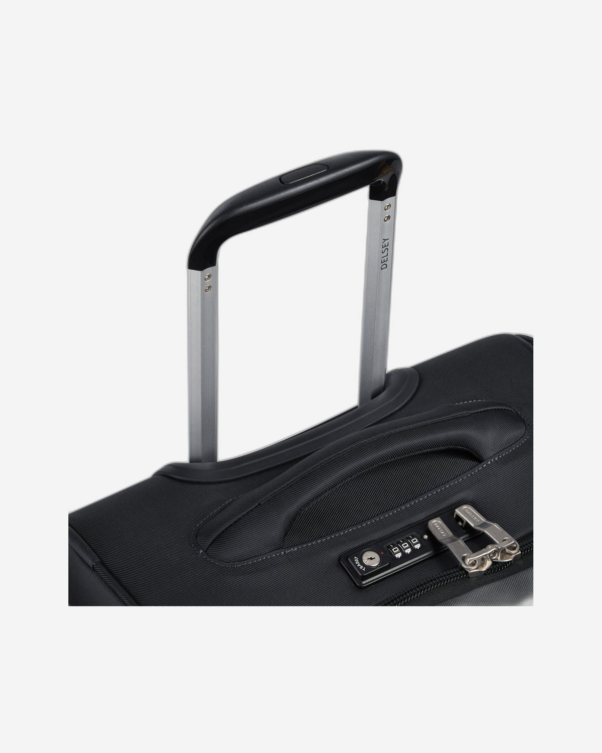 حقيبة أمتعة Delsey Paris Sky Max 2.0 قابلة للتوسيع 55 سم سوداء