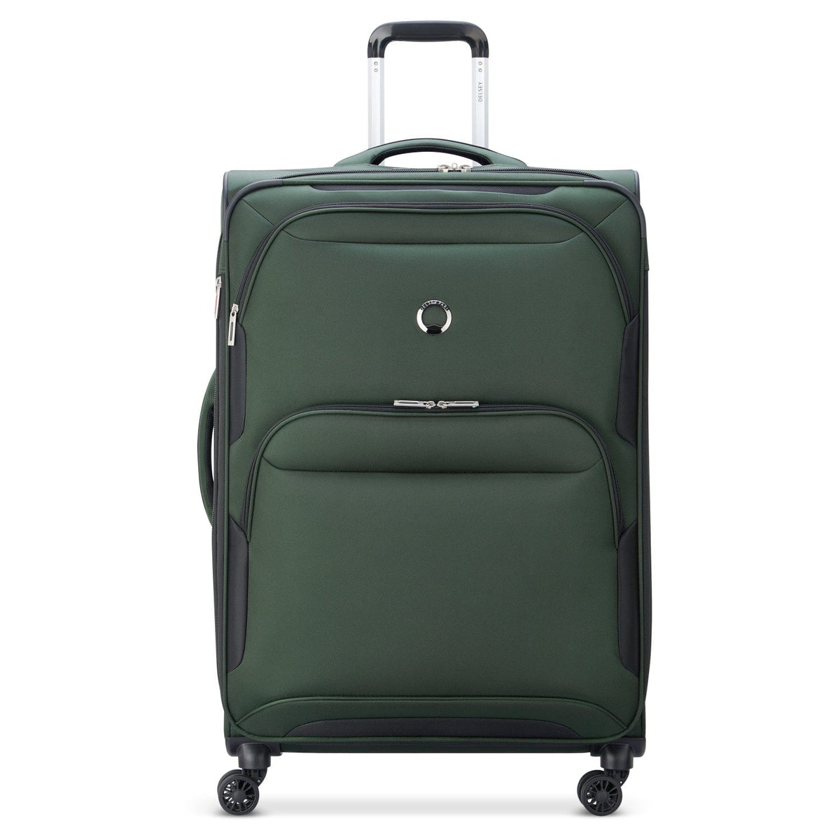 Delsey Sky Max 2.0 79.5cm Softcase 4 Double Wheel Expandable Check-In Luggage Trolley Green - 00328483003Z9