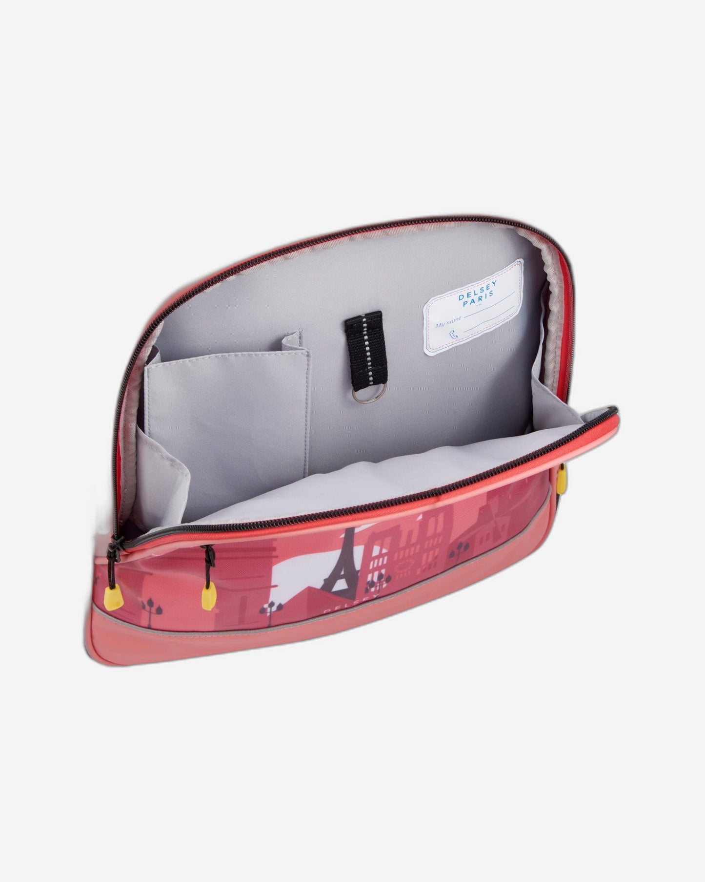 حقيبة ظهر Delsey Paris BTS 2023 ذات حجرتين - مقاس 15.6 بوصة، طباعة وردية - 00338962119