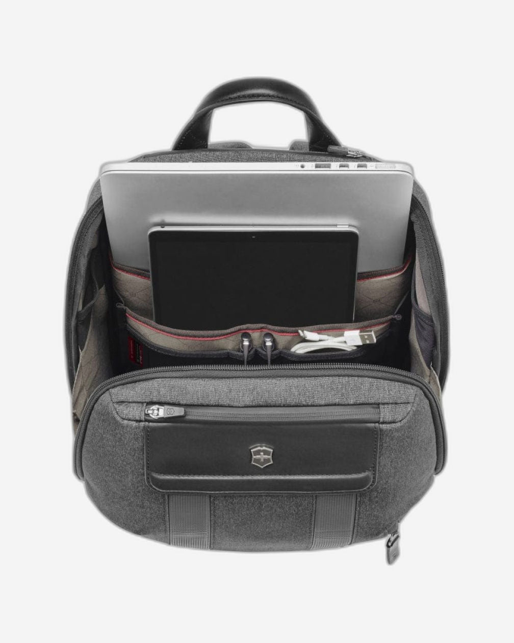 حقيبة ظهر Victorinox Architecture Urban2 City مقاس 16.5 بوصة بلون رمادي/أسود - 611955