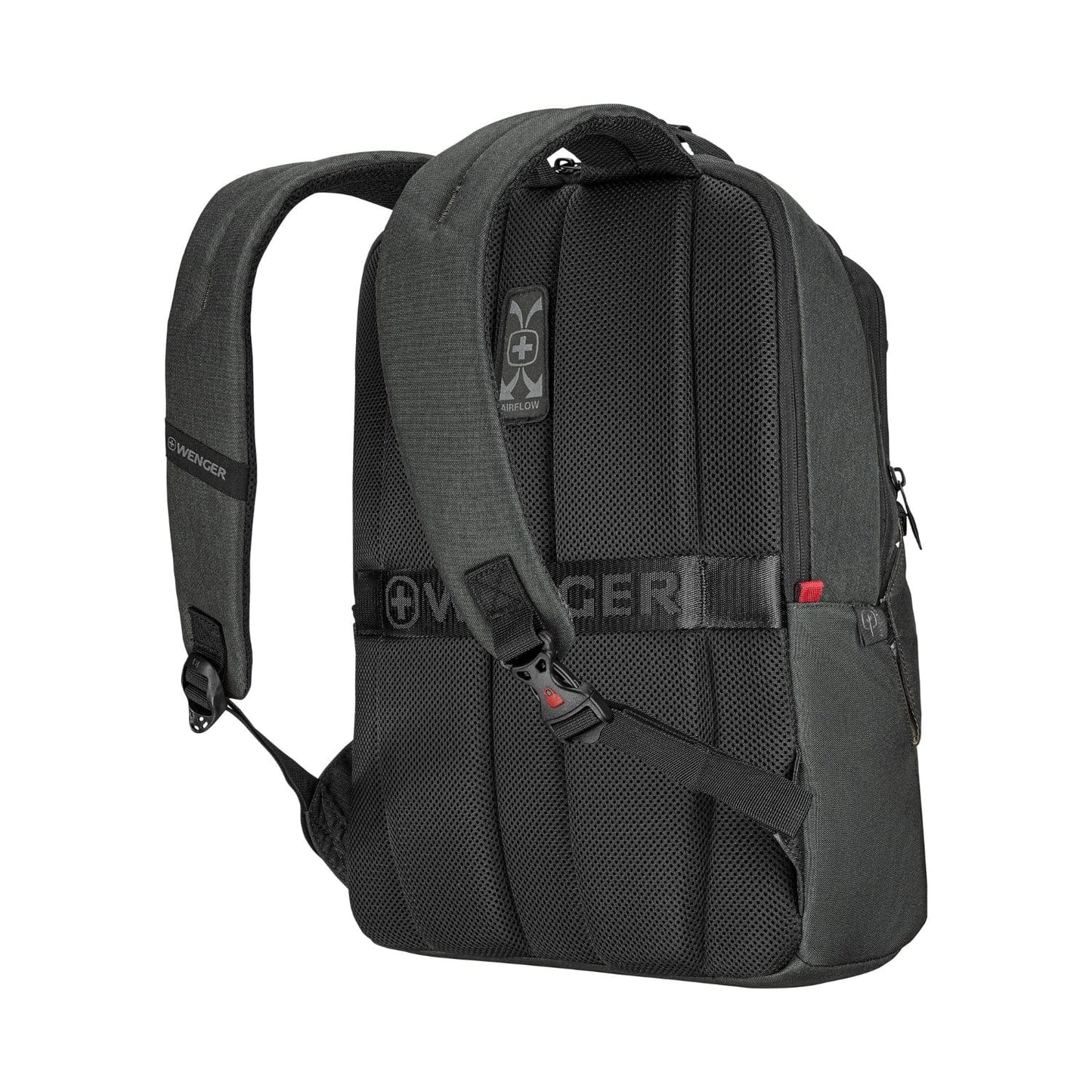 حقيبة ظهر Wenger Mx Eco Professional للكمبيوتر المحمول مقاس 16 بوصة مع جيب للكمبيوتر اللوحي - فحمي - 612261
