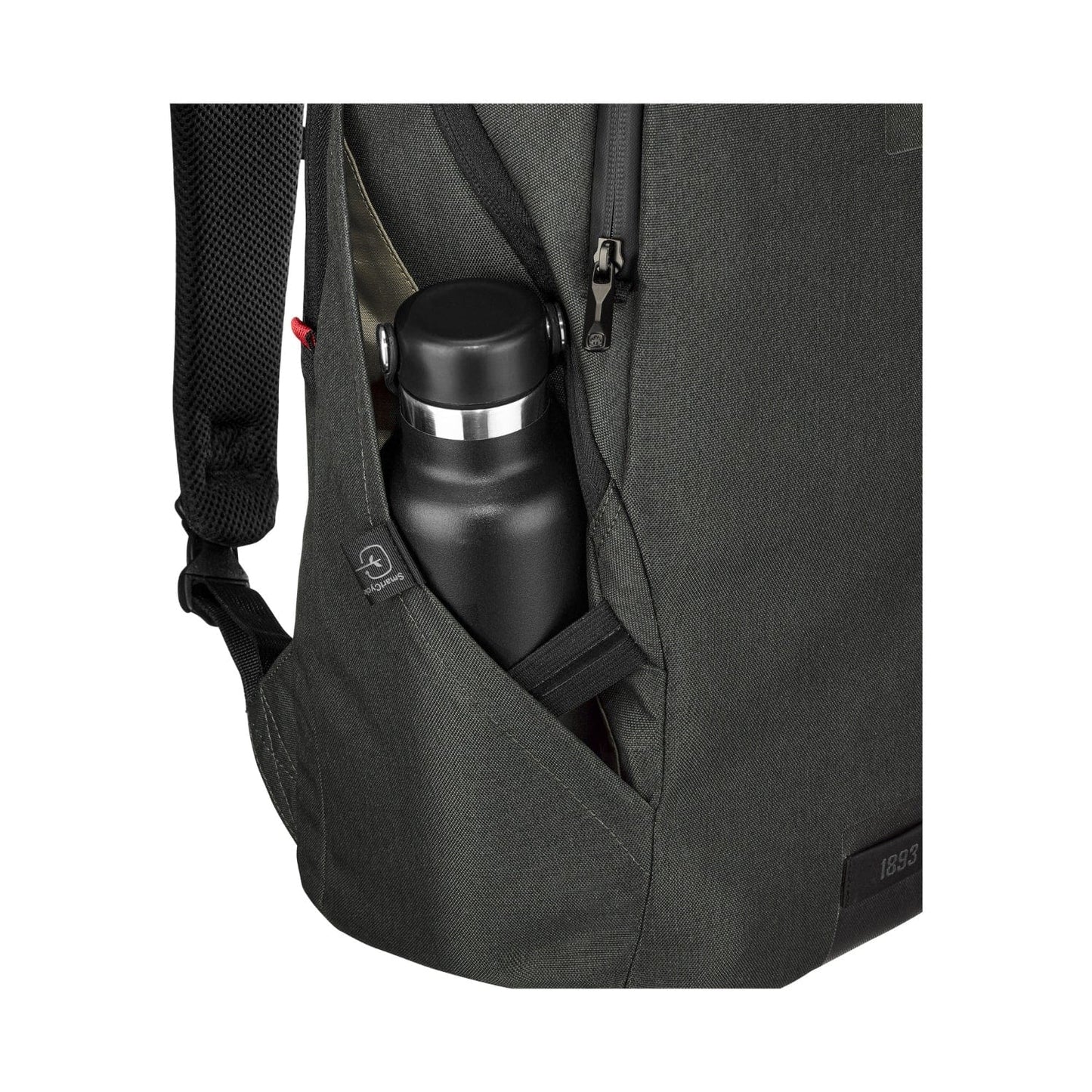 حقيبة ظهر Wenger Mx Eco Light للكمبيوتر المحمول مقاس 16 بوصة مع جيب للكمبيوتر اللوحي - فحمي - 612262
