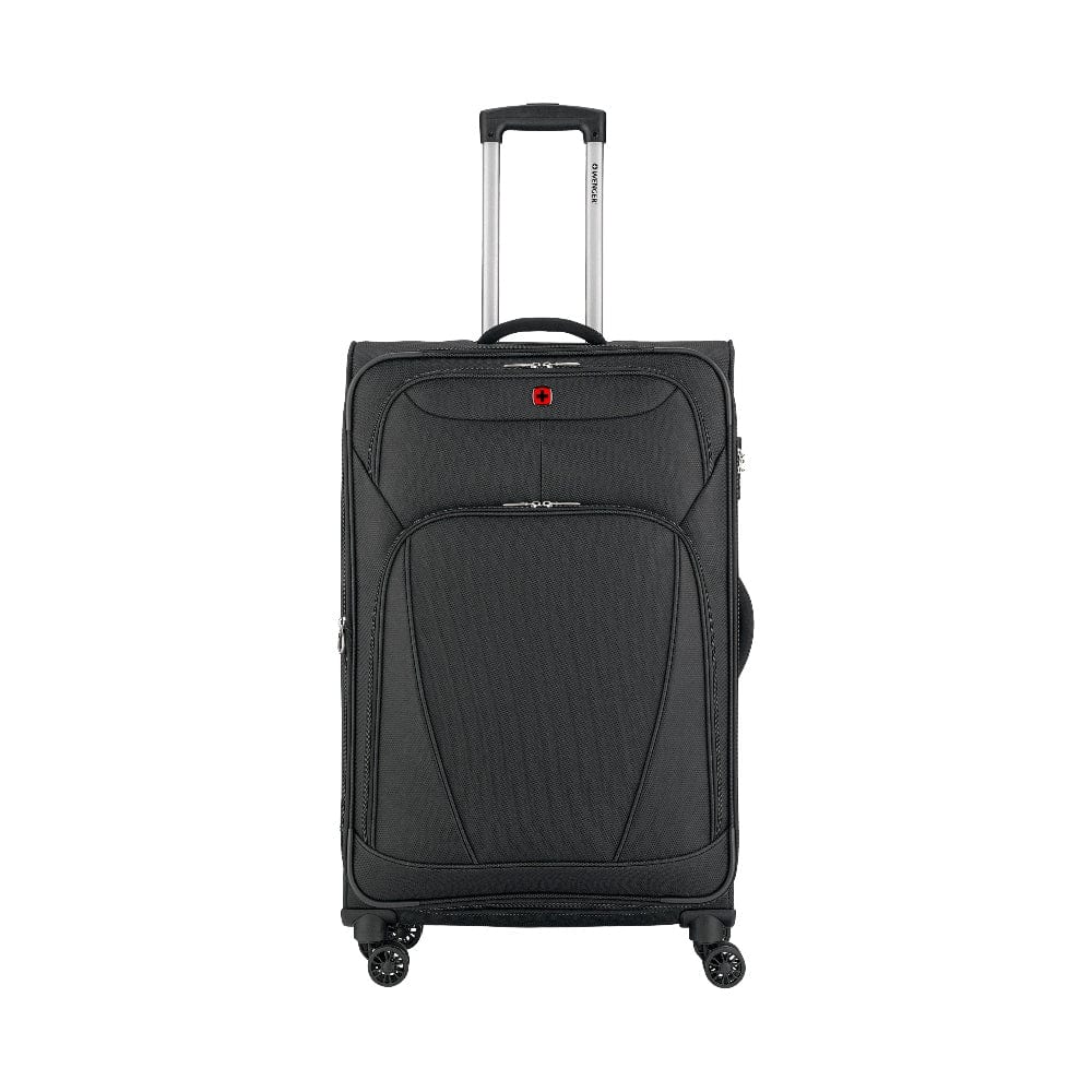 Wenger Beaumont Lite  Medium Softside Expandable 80cm Check-In Luggage Trolley Black - 612383