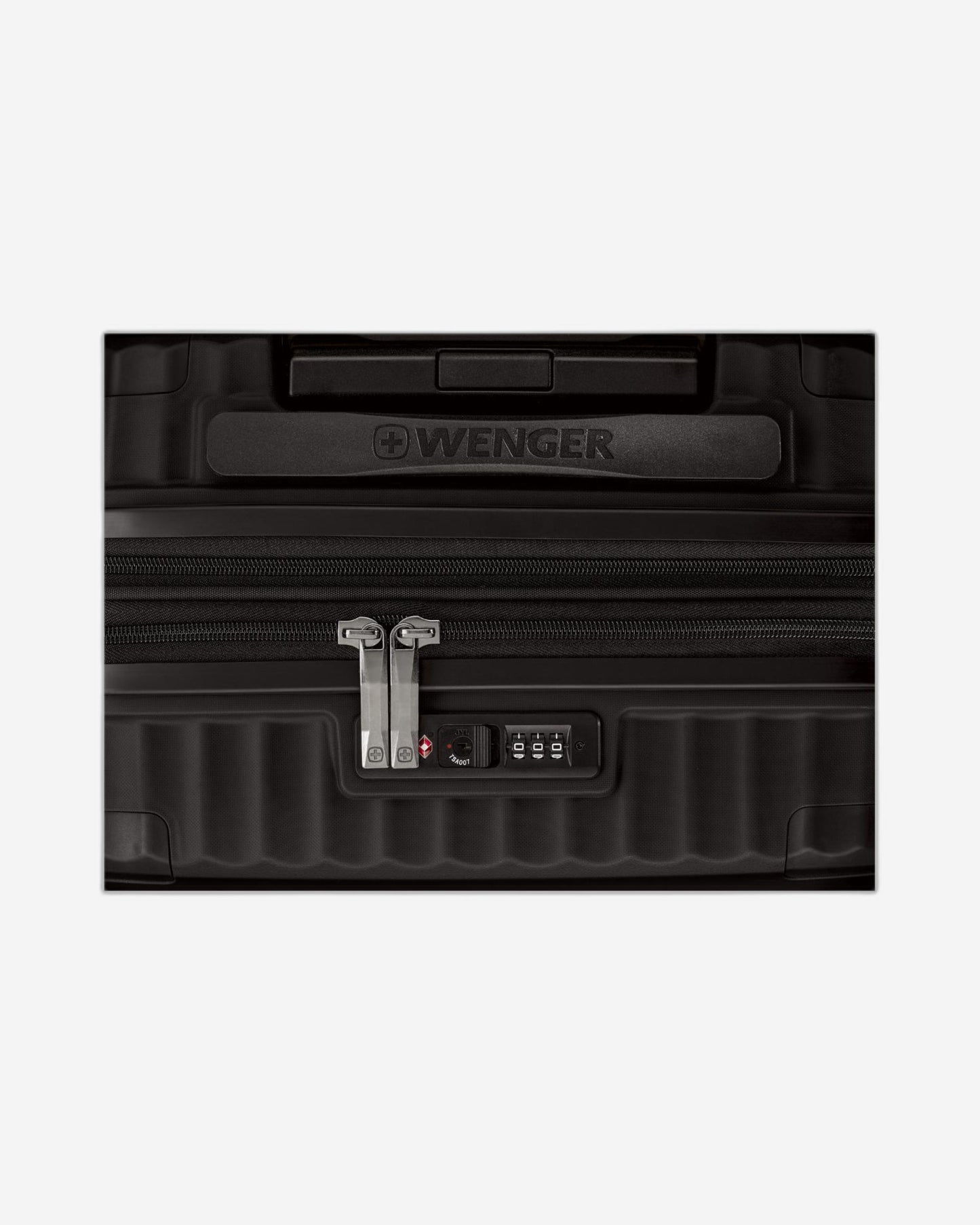 عربة أمتعة صلبة قابلة للتمدد من وينجر أوبتيمو، مقاس 57 سم، لون أسود