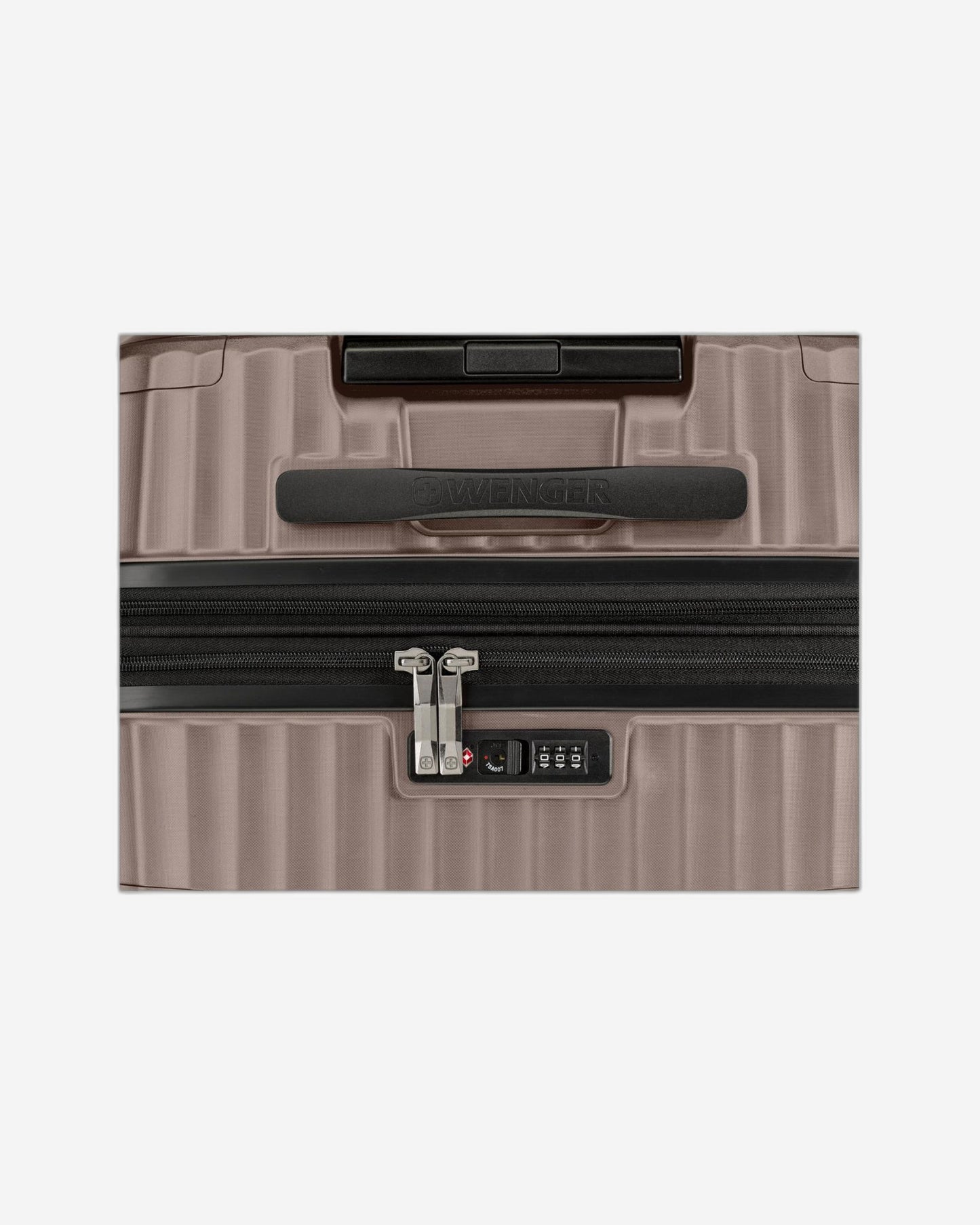 عربة أمتعة Wenger Optimo الصلبة القابلة للتوسيع 70 سم لتسجيل الوصول، لون بني