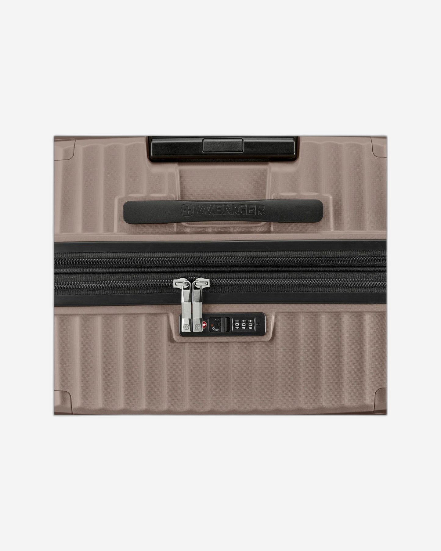 عربة أمتعة Wenger Optimo الصلبة القابلة للتوسيع 84 سم، لون بني