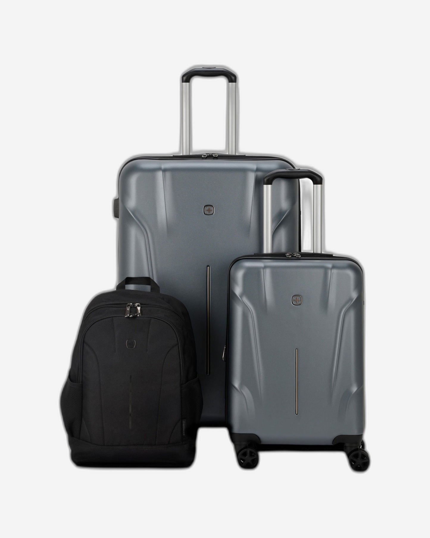 طقم من قطعتين من Wenger Ryon + حقيبة ظهر للابتوب مقاس 16 بوصة مجانية