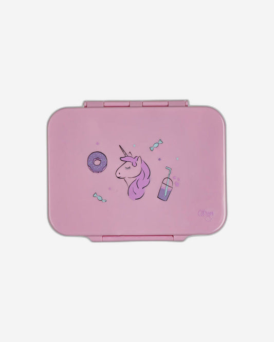صندوق غداء Citron Stormy Unicorn/Purple Tritan