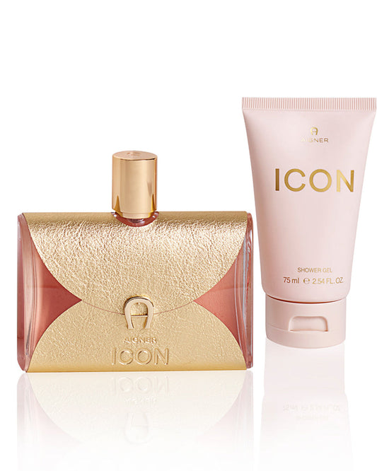 مجموعة هدايا آيجنر أيكون للنساء (أو دو برفيوم 100 مل + جل استحمام 75 مل)