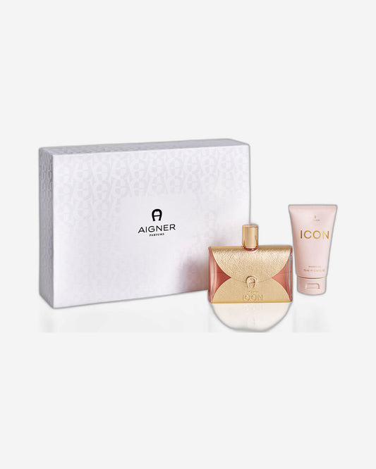 مجموعة هدايا آيجنر أيكون للنساء (أو دو برفيوم 100 مل + جل استحمام 75 مل)