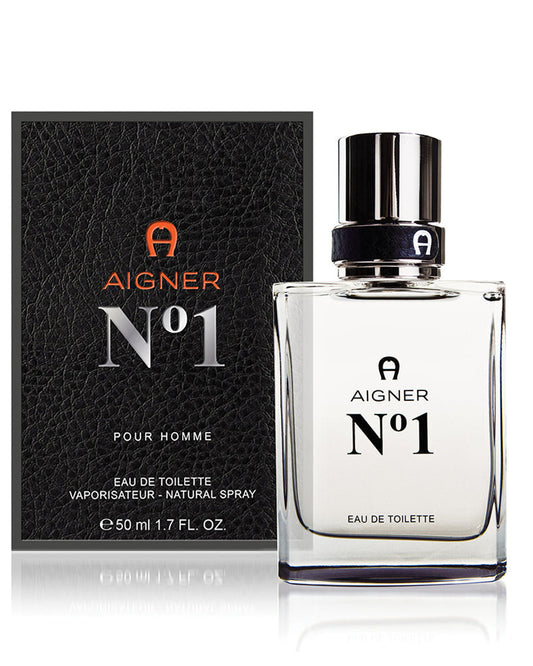 عطر اغنر رقم 1 للرجال - او دي تواليت، 50 مل بخاخ طبيعي