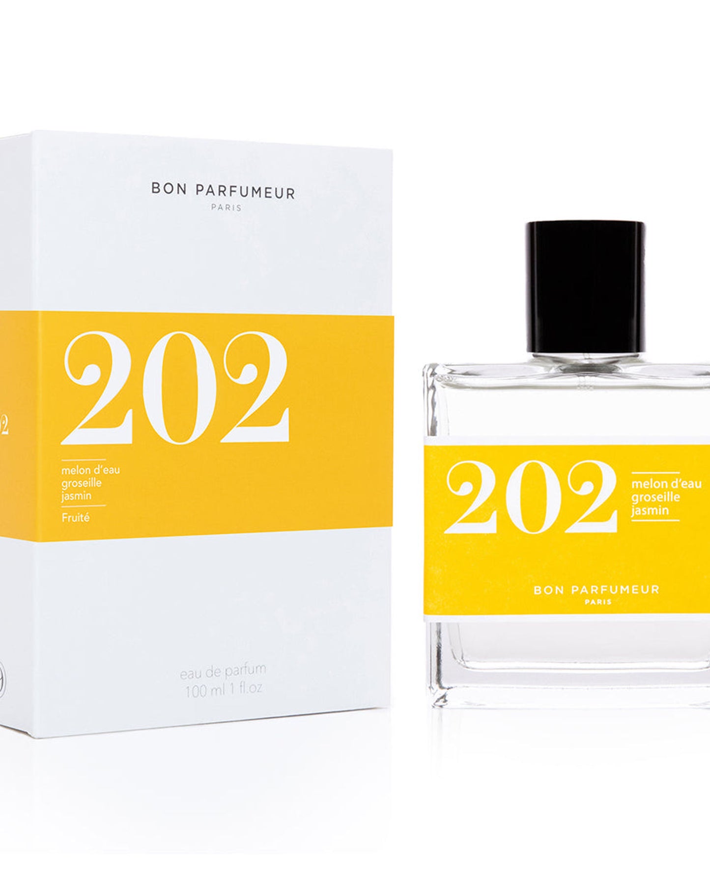 Bon Parfumeur: LES CLASSIQUES - 202 واترميلون، ريد كشمش، ياسمين للرجال والنساء أو دو برفوم 100 مل رذاذ طبيعي