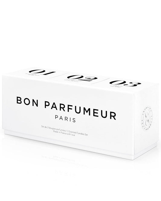 Bon Parfumeur: كاندل - مجموعة شموع صغيرة - 01 02 03 70 جم