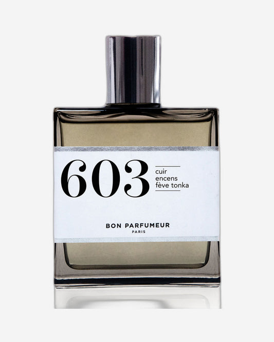 Bon Parfumeur: 'LES PRIVÉS - 603 LEATHER, INCENSE, TONKA للرجال والنساء EAU DE PARFUM 100 مل رذاذ طبيعي