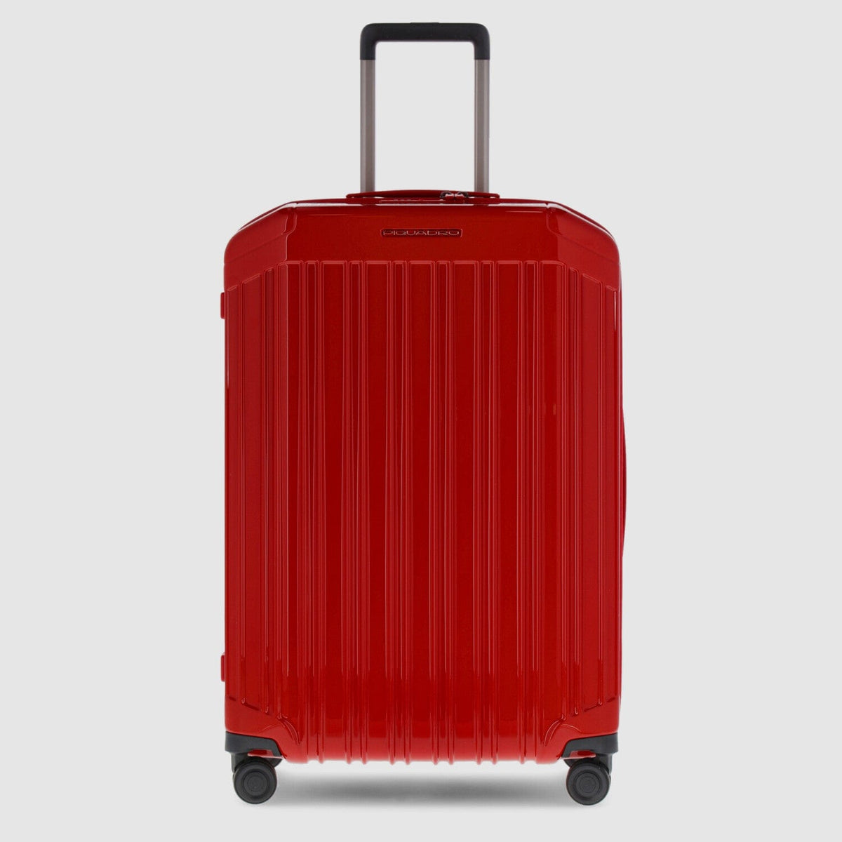 Piquadro PQ-LIGHT 69cm Hardcase 4 Double Wheel Medium Check-In Trolley Red - BV4427PQL/R