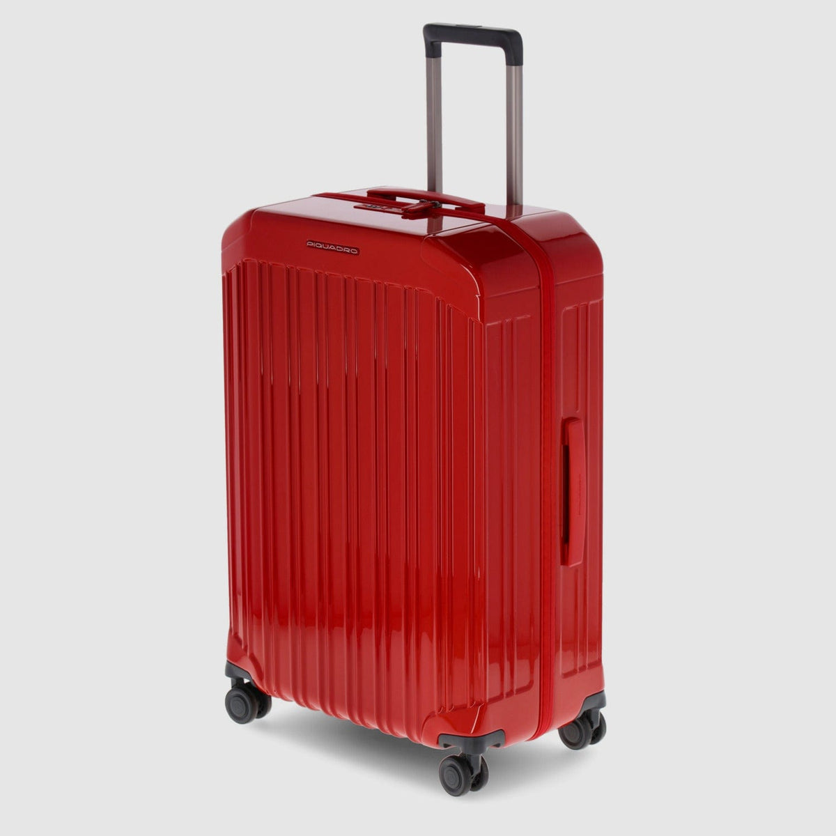 Piquadro Pq-Light حقيبة صلبة 69 سم ترولي فحص متوسط بأربع عجلات مزدوجة أحمر - Bv4427Pql/R