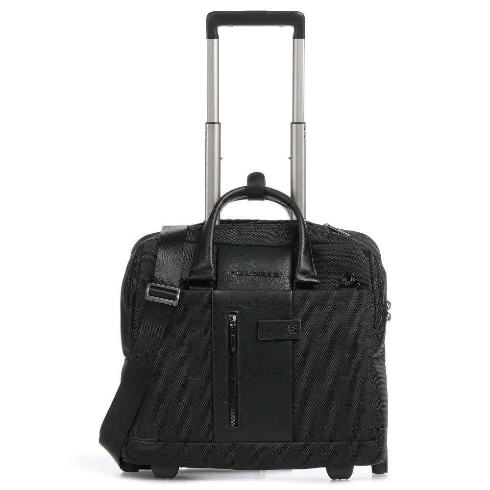  Brief Slim Wheeled Computer In Recycled Fabric Wi Black BV4729BR2/N