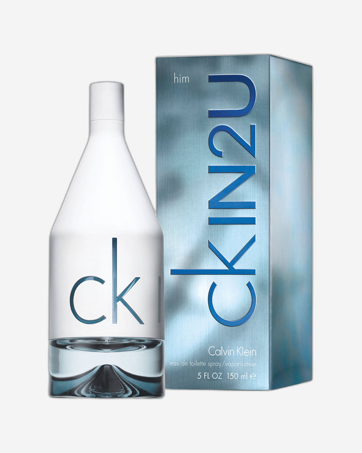 عطر سي كيه IN2U للرجال، أو دو تواليت، 150 مل بخاخ طبيعي